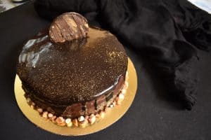 Choco Almond Truffle Cake